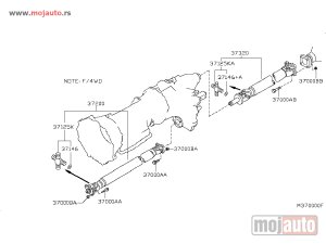 Glavna slika - Nissan Pathfinder Krst Kardana 04- NOVO - MojAuto