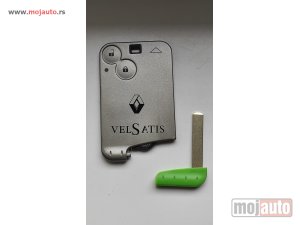 NOVI: delovi  Kompletna kljuc kartica Renault VEL SATIS 433mhz 2 dugmeta