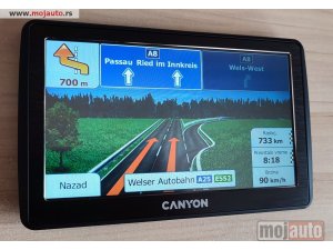 Glavna slika -  Profi GPS CANYON Prestigio 7" 8gb 256mb RAM mape u ceni 120e - MojAuto