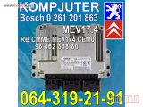 polovni delovi  KOMPJUTER MEV17.4 Bosch 0 261 201 863 , 96 662 358 80 Pežo Peugeot Citroen