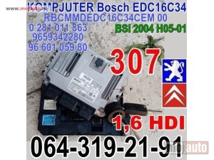 polovni delovi  KOMPJUTER 1,6 HDI Bosch EDC16C34 , 0 281 011 863