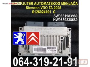 Glavna slika -  KOMPJUTER AUTOMATSKOG MENJAČA Pežo 307 Peugeot Citroen C4 Siemesn VDO TA 2005, S126024101  C - MojAuto