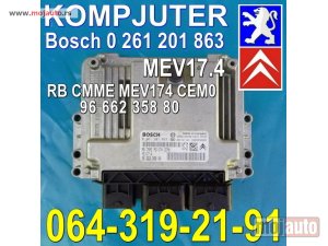 Glavna slika - KOMPJUTER MEV17.4 Bosch 0 261 201 863 , 96 662 358 80 Pežo Peugeot Citroen - MojAuto