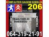 Slika 1 -  KOMPJUTER SAGEM S2000-2A, Pežo 206 1,4 Peugeot Citroen 9644625680-00, 9646988680 - MojAuto