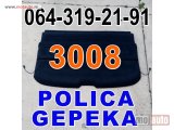 polovni delovi  ZADNJA POLICA GEPEKA Pežo 3008