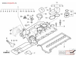 NOVI: delovi  BMW Seria 3 E46 320D/318D Separator Uljnih Para 01-05,NOVO