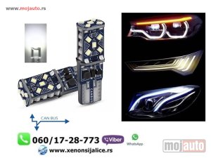 NOVI: delovi  T10,W5W led sijalice bela boja kan bus