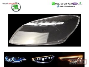 NOVI: delovi  Staklo fara staklo za far skoda fabia 11-15