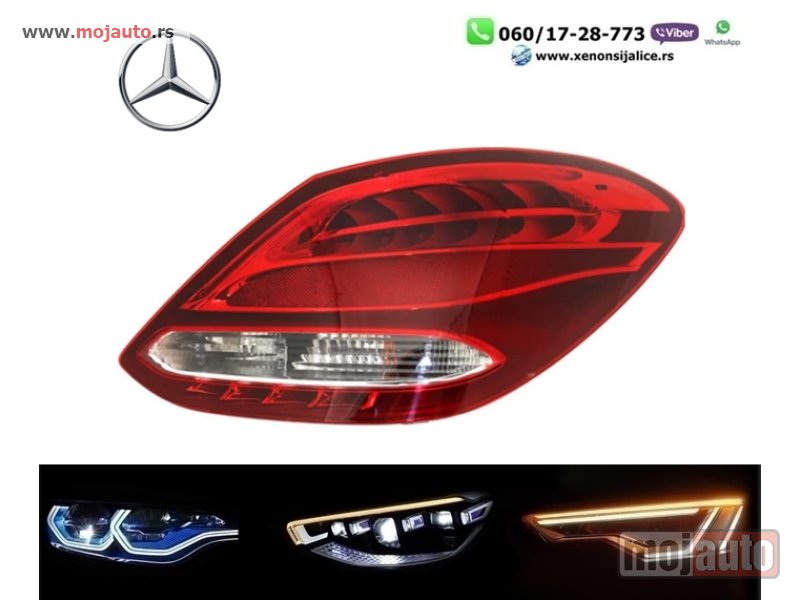 Glavna slika -  Staklo za stop svetlo mercedes c klasa w205 15-18 - MojAuto