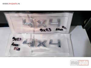 Glavna slika -  Škoda oznaka 4x4. Dimenzije: 9x2.3cm. Za Kodiaq,oktaviju,superb,yeti. - MojAuto