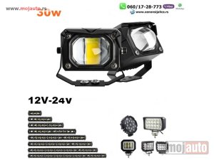 NOVI: delovi  Led far za motore led moto far 30w 7cm x 6cm