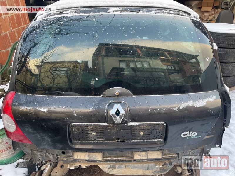 Glavna slika -  Gepek vrata, crna, za Renault Clio 2, 2001.-2008.g. - MojAuto