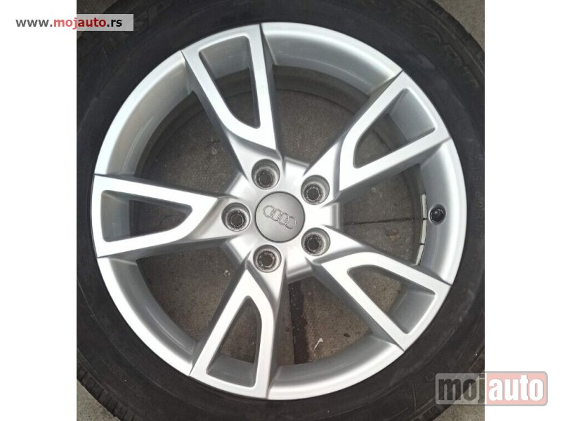 Glavna slika -  Aluminijumske felne i gume Audi Q3 17" 5x112 6.5j et 33Felne su kao nove, idu u kompletu sa Dunlop gumama, 235/55R17, felne nisu krive, nisu varene, nisu farbane.  Felne su originalne od modela Audi Q3 (2011 do 2019), odgovaraju na sve ostale Škoda, - MojAuto