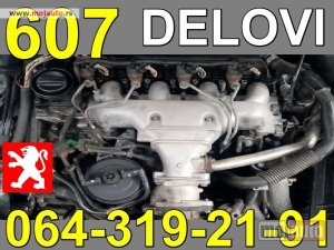 Glavna slika - Pežo 607 MOTOR 2,2 HDI MENJAČ - MojAuto