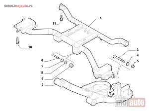 Glavna slika - Fiat Panda 4X4 Silen Blok Zadnje Viljuske 04- NOVO - MojAuto