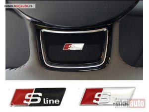 Glavna slika -  S line znak za volan - stiker - MojAuto