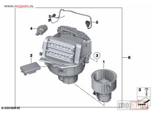 Glavna slika - BMW 7 F01/F02 Reostat Kabinskog Ventilatora 08-15,NOVO - MojAuto