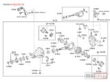 NOVI: delovi  Toyota Rav4 2.0D Nosac Zadnjeg Diferencijala 00-05,NOVO