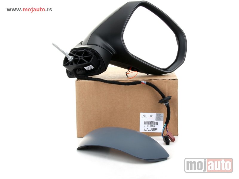 Glavna slika -  Pezo 3008 Retrovizor Elektricni Preklopiv Levi 09-13, NOVO - MojAuto