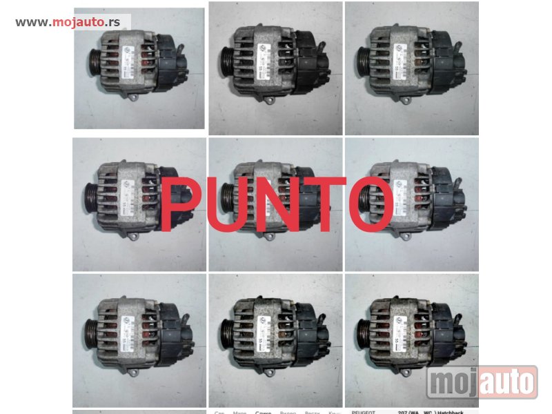 Glavna slika -  Punto alternator - MojAuto