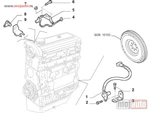 Glavna slika - Fiat Ducato 2.8JTD Senzor Radilice Gornji 94-06,NOVO - MojAuto
