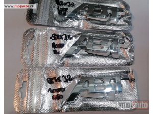 Glavna slika - Audi ABT oznaka hrom/3m samolepljiva Dimenzije:8.2x3.2cm - MojAuto