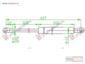 Glavna slika -  Amortizer haube i gepeka - MojAuto