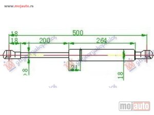 Glavna slika -  Amortizer haube i gepeka - MojAuto
