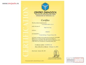 NOVI: delovi  Krilo
