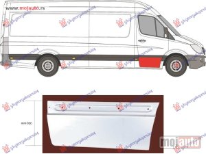 Glavna slika -  Donji deo prednjih vrata - MojAuto