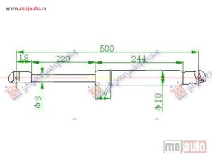 Glavna slika -  Amortizer haube i gepeka - MojAuto