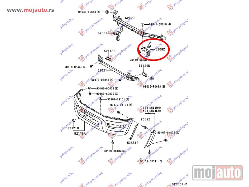 Glavna slika -  NOSAC PREDNJEG BRANIKA - MojAuto