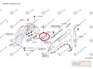 Glavna slika - DRZAC BLATOBRANA METALNI - MojAuto