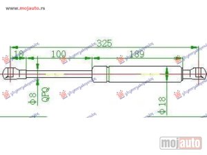 Glavna slika -  Amortizer haube i gepeka - MojAuto