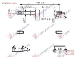 Glavna slika -  Amortizer gepeka - MojAuto