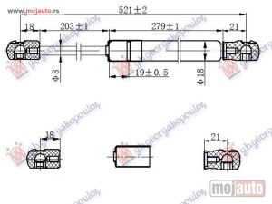 Glavna slika -  Amortizer gepeka - MojAuto