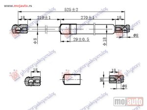 Glavna slika -  Amortizer gepeka - MojAuto