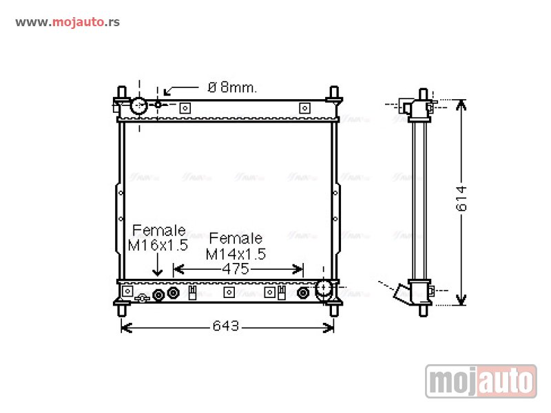 Glavna slika -  Hladnjak   - MojAuto