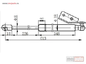 Glavna slika -  Amortizer haube i gepeka - MojAuto