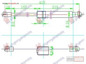 Glavna slika -  Amortizer gepeka - MojAuto