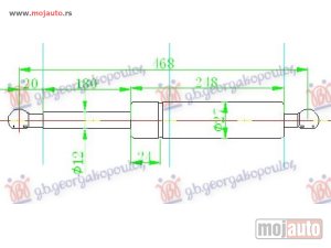 Glavna slika -  Amortizer haube i gepeka - MojAuto