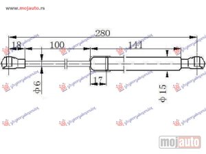 Glavna slika -  Amortizer gepeka - MojAuto