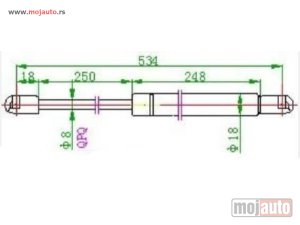 Glavna slika -  Amortizer gepeka - MojAuto