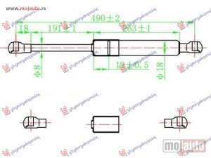 Glavna slika -  Amortizer gepeka - MojAuto