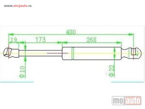 Glavna slika -  Amortizer gepeka - MojAuto