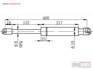 Glavna slika -  Amortizer gepeka - MojAuto