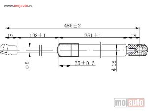 Glavna slika -  Amortizer gepeka - MojAuto