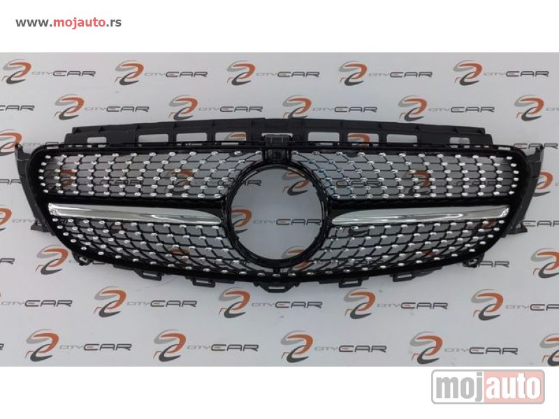 Glavna slika -  Gril maska W213 za Mercedes Benz diamond black - MojAuto