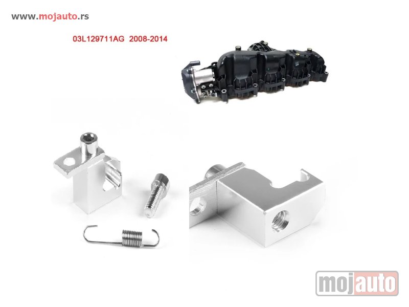 Glavna slika -  Granicnik blokator set za reparaciju plasticne grane 2.0TDI VW Seat Skoda - MojAuto