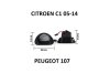 Slika 1 -  LED osvetljenje tablice Peugeot 107 Citroen C1 05-14 - MojAuto